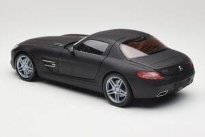 Mercedes SLS AMG C197 Matte Black Minichamps 1:18 100039027 Diecast - image 7 of 8