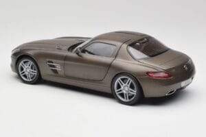 Mercedes SLS AMG C197 Monza Grey Minichamps 1:18 B66960044 Diecast - image 7 of 8