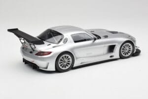 Mercedes SLS AMG GT3 C197 Street Silver Minichamps 1:18 151113100 Diecast - image 2 of 6