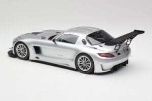 Mercedes SLS AMG GT3 C197 Street Silver Minichamps 1:18 151113100 Diecast - image 5 of 6