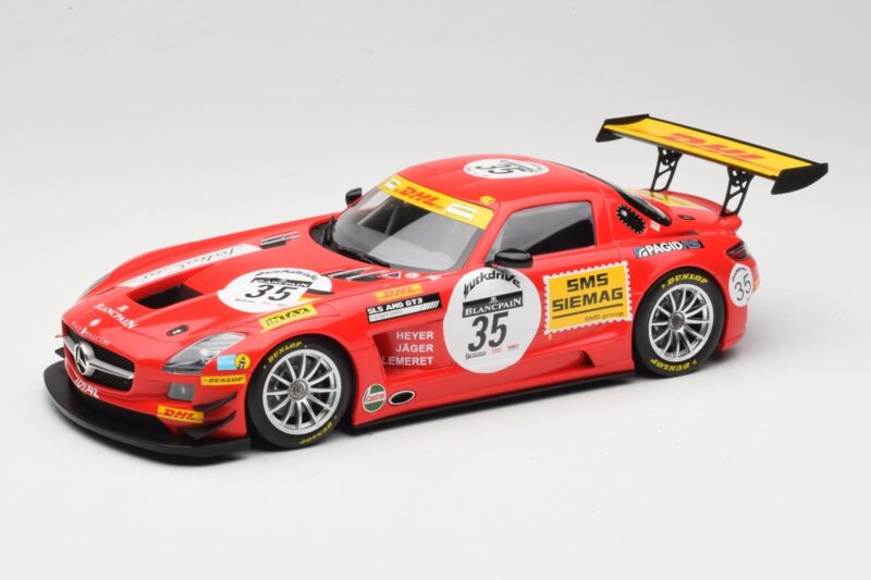 Mercedes SLS AMG GT3 #35 T. Heyer / T. Jager 24 Hours of Spa 2011 Minichamps 1:18 B66960196 Diecast