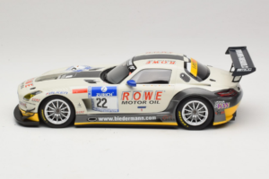 Mercedes SLS AMG GT3 #22 Rowe Racing R. Graf / M. Seyffarth ADAC 24h Nurburgring 2012 Minichamps 1:18 151123122 Diecast - image 3 of 6