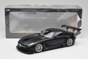 Mercedes SLS AMG GT3 C197 Street Matt Black Minichamps 1:18 151113101 Diecast - image 6 of 6