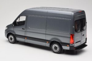 Mercedes Sprinter W907 Panel Van Selenite Grey Metallic Norev 1:18 B66004163 Diecast - image 7 of 8