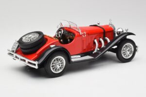 Mercedes SSK Red & Black Bburago 1:18 3009-M1 Diecast - image 2 of 6