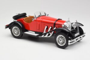 Mercedes SSK Red & Black Bburago 1:18 3009-M1 Diecast - image 4 of 6