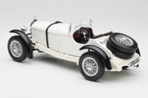 Mercedes SSKL White Bburago 1:18 3002 Diecast - image 7 of 8