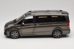 Mercedes V-Class W447 AMG Line Indium Grey Norev 1:18 183873 Diecast - image 4 of 8