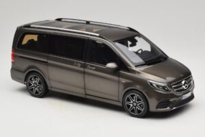 Mercedes V-Class W447 AMG Line Indium Grey Norev 1:18 183873 Diecast - image 6 of 8