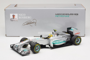 Mercedes W03 #8 N. Rosberg Mercedes AMG Petronas Showcar 2012 Minichamps 1:18 110120078 Diecast - image 7 of 7