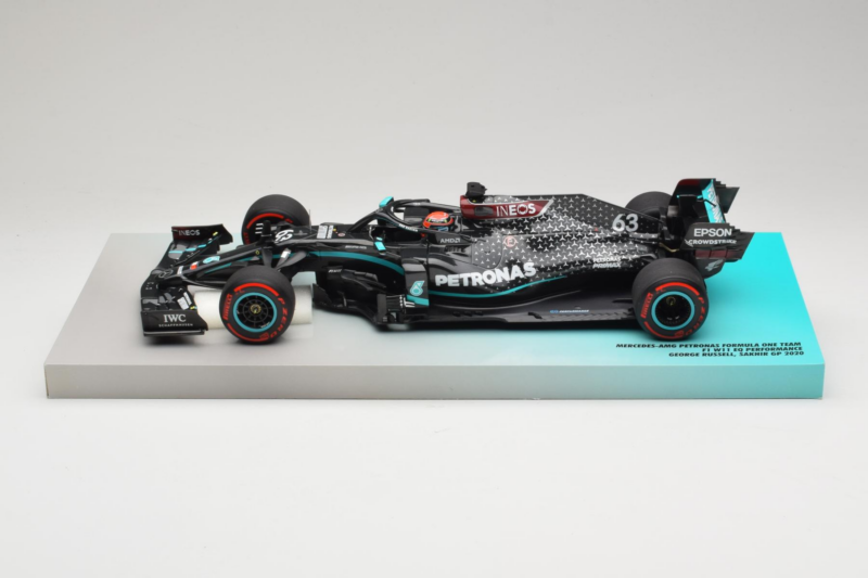 Mercedes W11 #63 G. Russell Mercedes AMG Petronas Sakhir Grand Prix 2020 Minichamps 1:18 Mercedes W11 #63 G. Russell Mercedes AMG Petronas Sakhir Grand Prix 2020 Minichamps 1:18 113201663 Resin