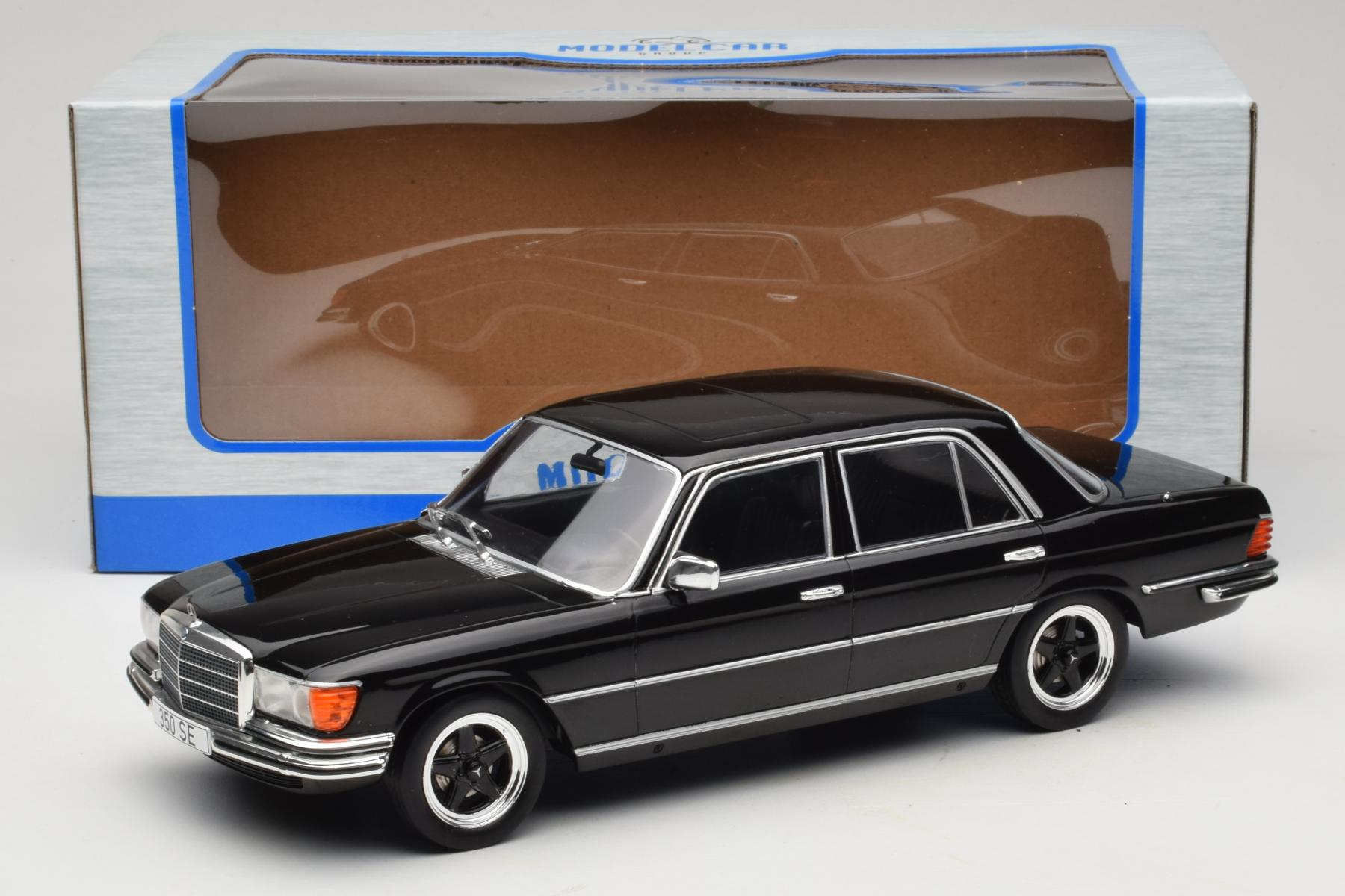 MCG Mercedes-Benz W116 1:18 Diecast Model in Black