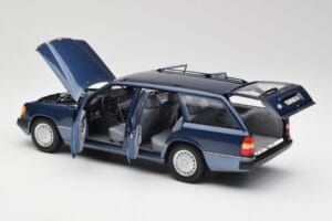 Mercedes 300D W124 T-Modell Nautical Blue Norev 1:18 183962 Diecast - image 5 of 8