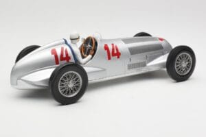 Mercedes W125 #14 Daimler-Benz AG M. von Brauchitsch 2nd Place German GP 1937 Minichamps 1:18 155373114 Diecast - image 2 of 6