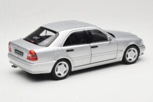 Mercedes C36 AMG W202 Silver Metallic Norev 1:18 183380 Diecast - image 3 of 8