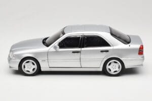 Mercedes C36 AMG W202 Silver Metallic Norev 1:18 183380 Diecast - image 4 of 8