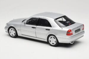 Mercedes C36 AMG W202 Silver Metallic Norev 1:18 183380 Diecast - image 7 of 8