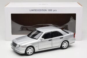 Mercedes C36 AMG W202 Silver Metallic Norev 1:18 183380 Diecast - image 8 of 8