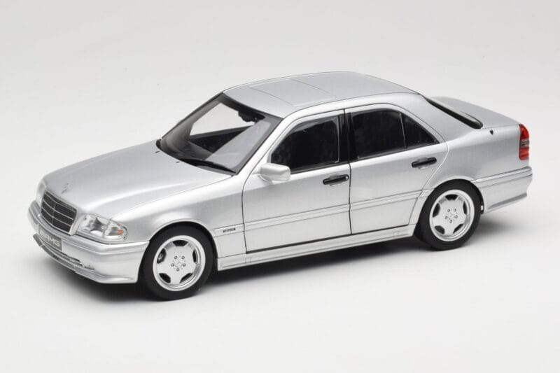 Mercedes C36 AMG W202 Silver Metallic Norev 1:18 183380 Diecast