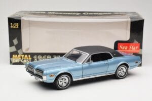 Mercury Cougar XR-7 Blue Sun Star 1:18 1562 Diecast - image 8 of 8
