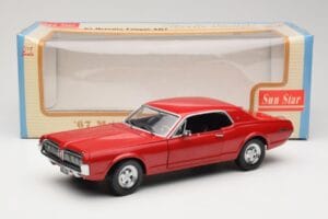 Mercury Cougar XR-7 Red Sun Star 1:18 1541 Diecast - image 8 of 8