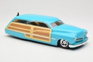 Mercury Merc Woodie Blue Hot Wheels 1:18 27806 Diecast - image 6 of 8