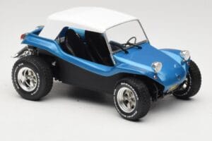 Meyers Manx Blue Soft Top Solido 1:18 S1802701 Diecast - image 4 of 6