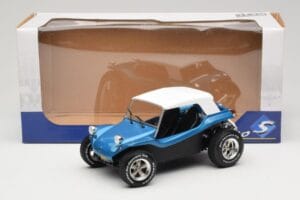 Meyers Manx Blue Soft Top Solido 1:18 S1802701 Diecast - image 6 of 6
