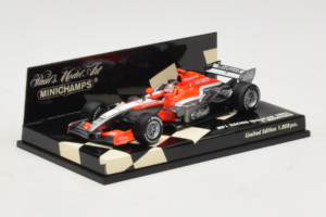 MF1 M16 #18 T. Monteiro MF1 Racing Showcar 2006 Minichamps 1:43 400060088 Diecast - image 2 of 5