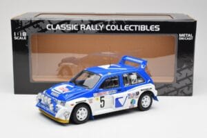 MG Metro 6R4 #5 T. Pond / R. Arthur Rally Monte Carlo 1986 Sun Star 1:18 5537 Diecast - image 8 of 8