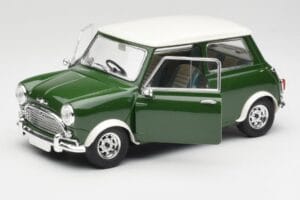 Mini Cooper S British Racing Green & Old English White Solido 1:18 8021 Diecast - image 2 of 8
