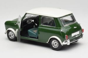 Mini Cooper S British Racing Green & Old English White Solido 1:18 8021 Diecast - image 5 of 8