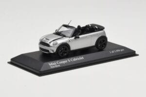 Mini Cooper S R57 Cabriolet Silver Minichamps 1:43 431138830 Diecast - image 2 of 6