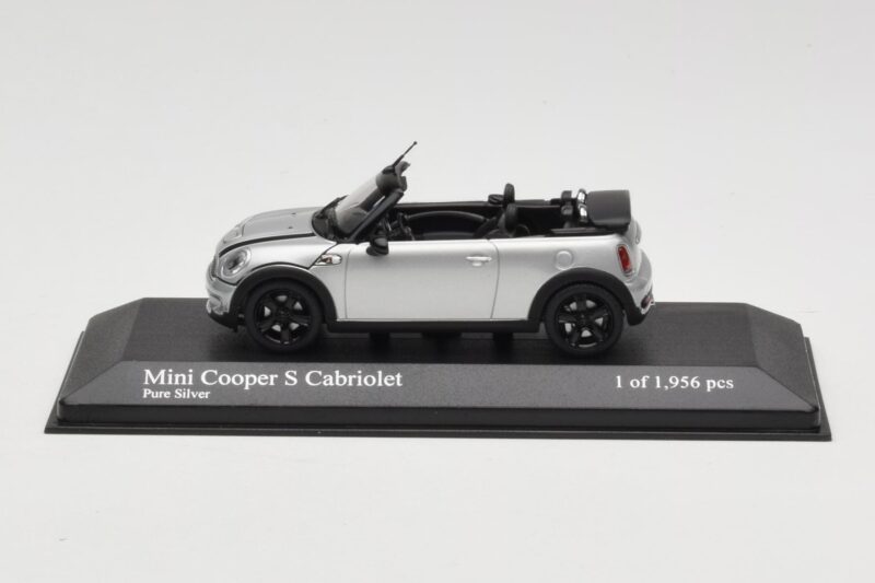 Mini Cooper S R57 Cabriolet Silver Minichamps 1:43 431138830 Diecast