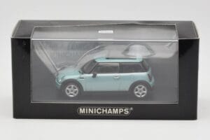 Mini One R50 Light Green With Light Green Roof Minichamps 1:43 MINI003 Diecast - image 4 of 4
