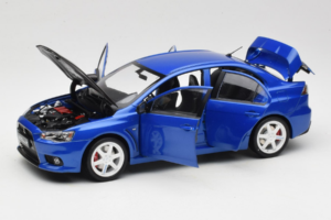 Mitsubishi Lancer Evolution X Blue OEM 1:18 MLE01 Diecast - image 2 of 8