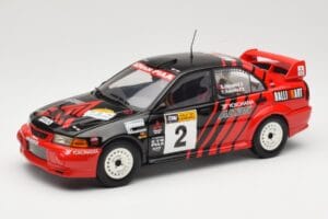 Mitsubishi Lancer Evolution VI #2 Y. Kataoka / S. Hayashi Winner Rally Canberra 1999 AUTOart 1:18 89942 Diecast