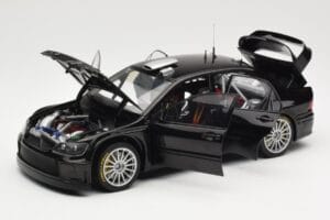 Mitsubishi Lancer Evolution WRC Plain Body Black AUTOart 1:18 80528 Diecast - image 2 of 8