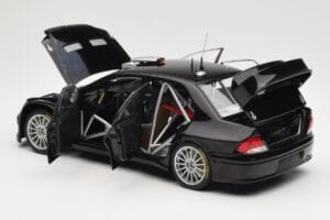 Mitsubishi Lancer Evolution WRC Plain Body Black AUTOart 1:18 80528 Diecast - image 5 of 8
