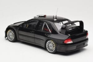 Mitsubishi Lancer Evolution WRC Plain Body Black AUTOart 1:18 80528 Diecast - image 7 of 8