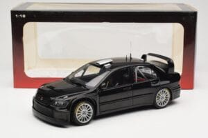 Mitsubishi Lancer Evolution WRC Plain Body Black AUTOart 1:18 80528 Diecast - image 8 of 8