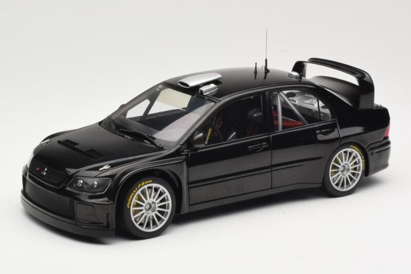 Mitsubishi Lancer Evolution WRC Plain Body Black AUTOart 1:18 80528 Diecast