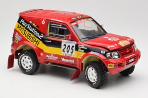 Mitsubishi Pajero Rallye Raid #205 Paris-Dakar Rally 2001 Solido 1:18 9022 Diecast - image 6 of 8