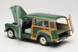 Morris Minor 1000 Traveller Green Minichamps 1:18 150137011 Diecast - image 5 of 8