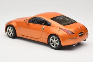 Nissan 350Z Z33 Sunset Orange AUTOart 1:18 77312 Diecast - image 7 of 8