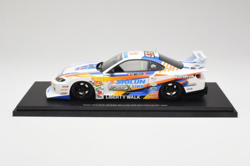 Nissan Silvia S15 LB-Super Silhouette #555 Formula Drift Japan 2023 TopSpeed 1:18 TS0586 Resin