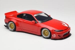 Nissan Silvia S15 Rocket Bunny Burning Red Otto 1:18 OT1115 Resin - image 4 of 6