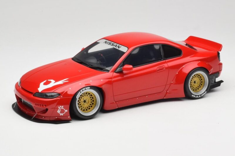 Nissan Silvia S15 Rocket Bunny Burning Red Otto 1:18 Nissan Silvia S15 Rocket Bunny Burning Red Otto 1:18 OT1115 Resin