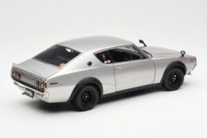 Nissan Skyline 2000 GT-R KPGC110 Silver Kyosho 1:18 08255S Diecast - image 3 of 8