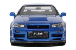 Nissan Skyline GT-R R34 NISMO Z-Tune Bayside Blue Otto 1:12 G082 Resin - image 2 of 4